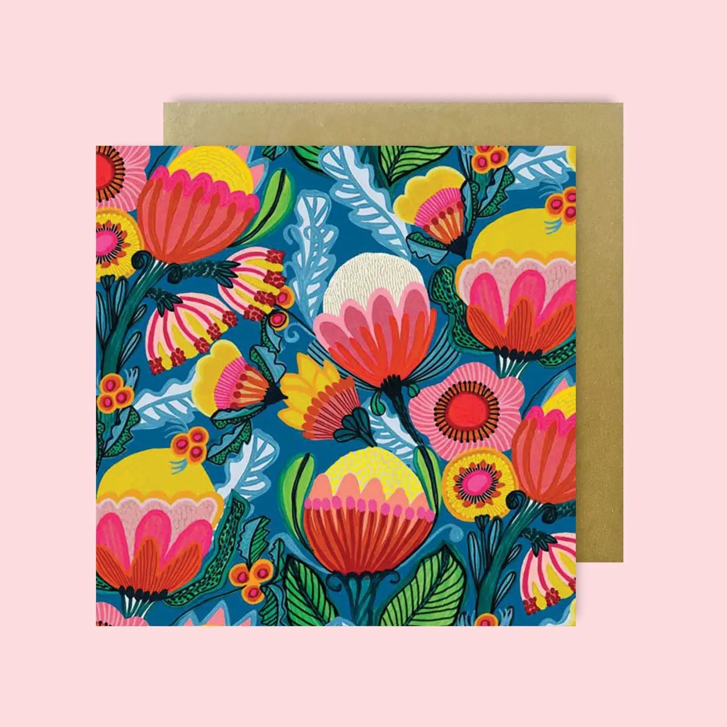 Australia Bush Bouquet Magnet & Card Set  Kirsten Katz