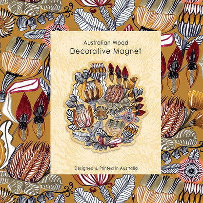 Australian Natural Native Flora Magnet & Card Set  Kirsten Katz