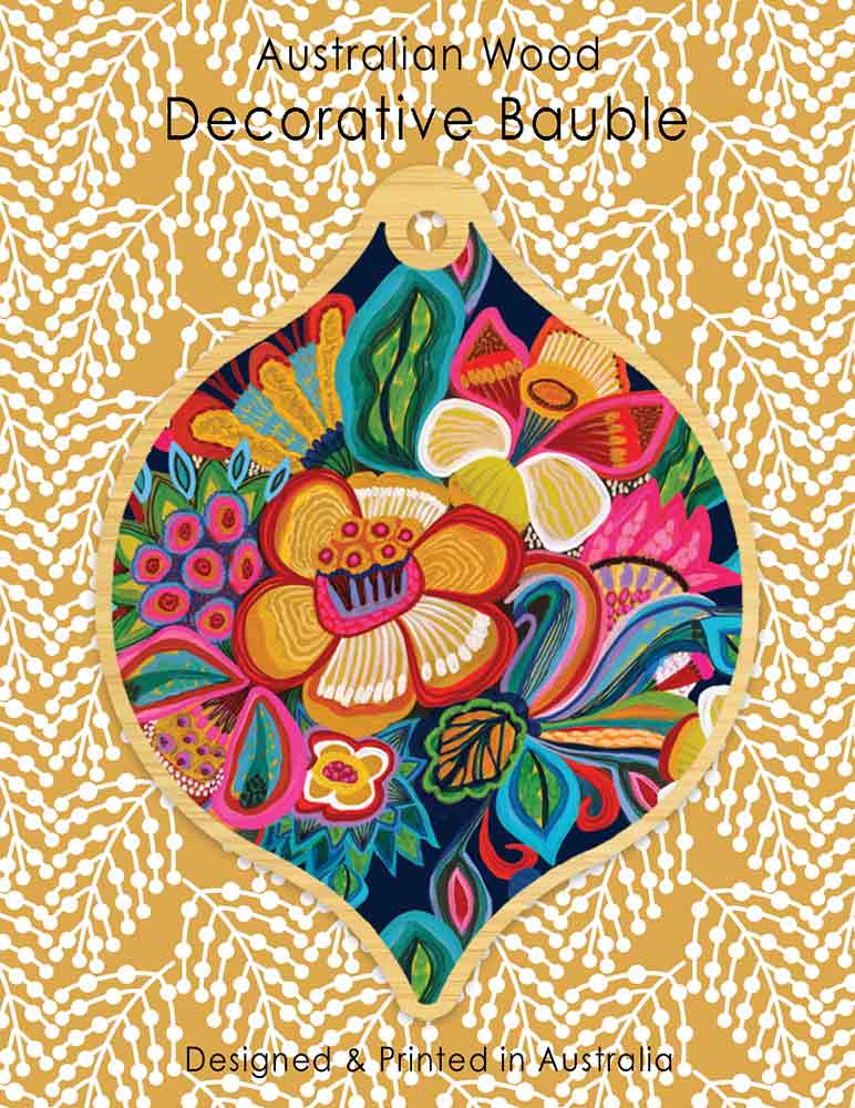 Radiant Spring Australian Christmas Bauble Kirsten Katz