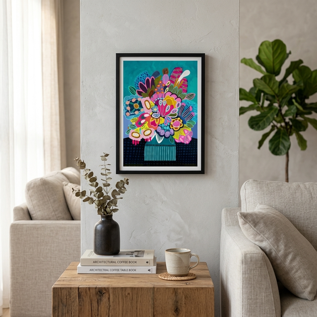 Botanica Stupenda Modern Wall Art Print