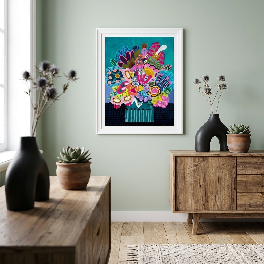 Botanica Stupenda Modern Wall Art Print