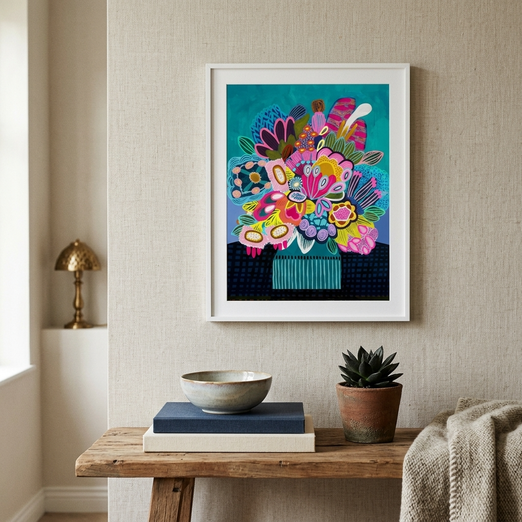 Botanica Stupenda Modern Wall Art Print