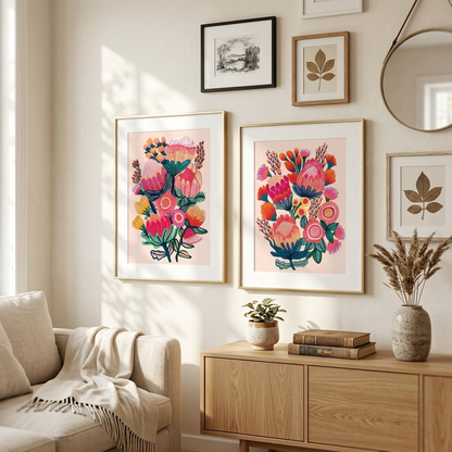Bouquet of Oz & Bush Bounty Print Set