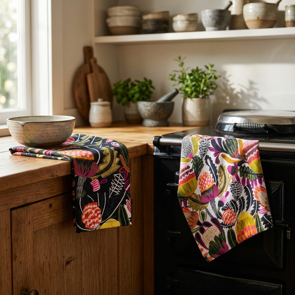 Bush Banksia Tea Towel Set