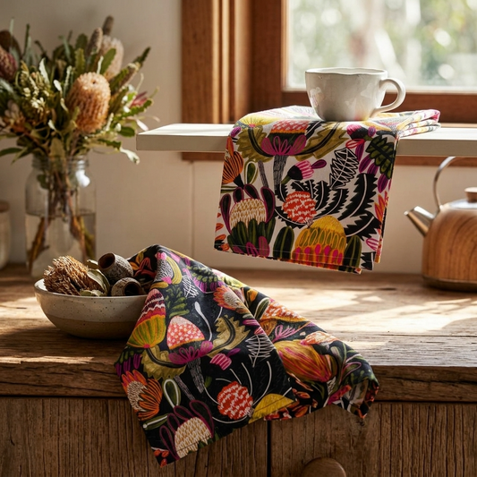 Bush Banksia Tea Towel Set