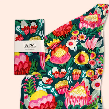 Garden Glory Designer Tea Towel