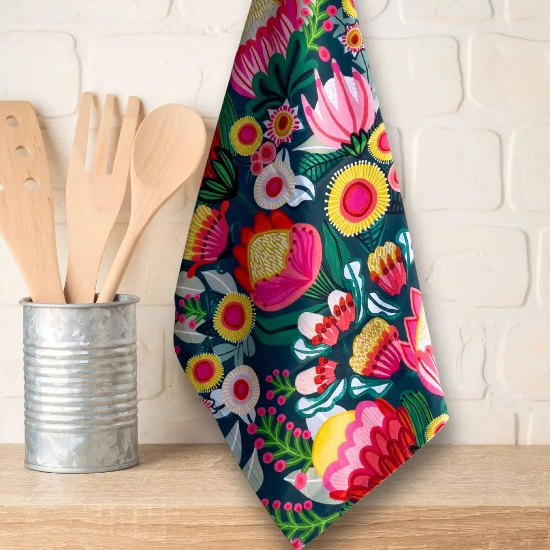 Garden Glory Designer Tea Towel