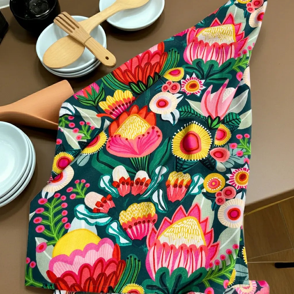 Garden Glory Designer Tea Towel