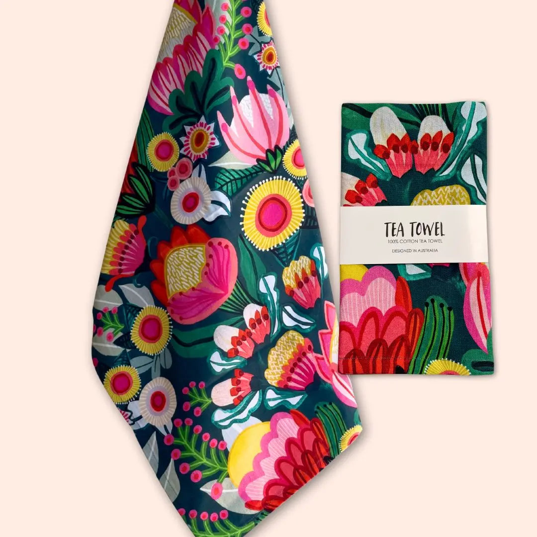 Garden Glory Designer Tea Towel