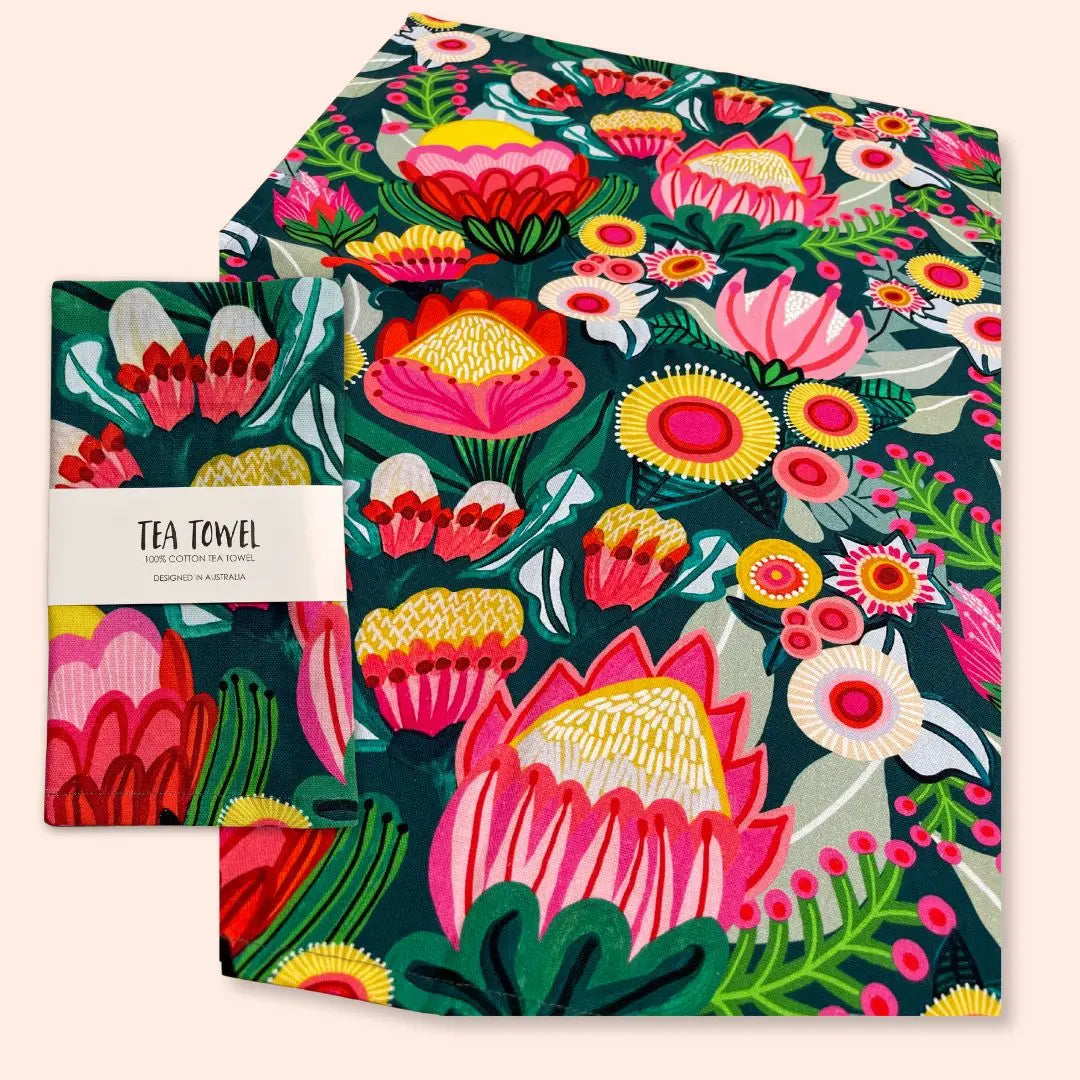 Garden Glory Designer Tea Towel