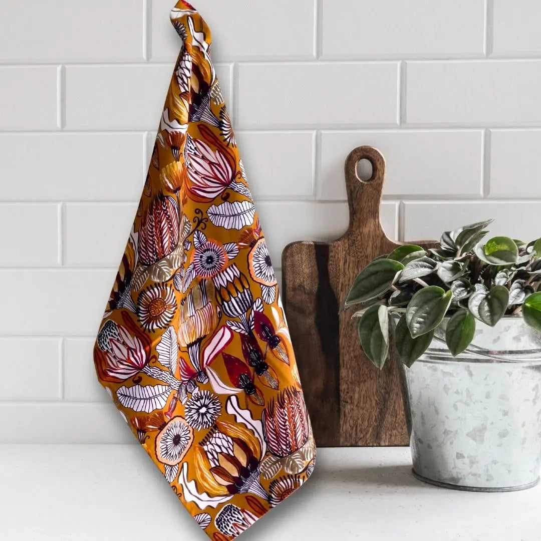 Bushland Designer Tea Towel
