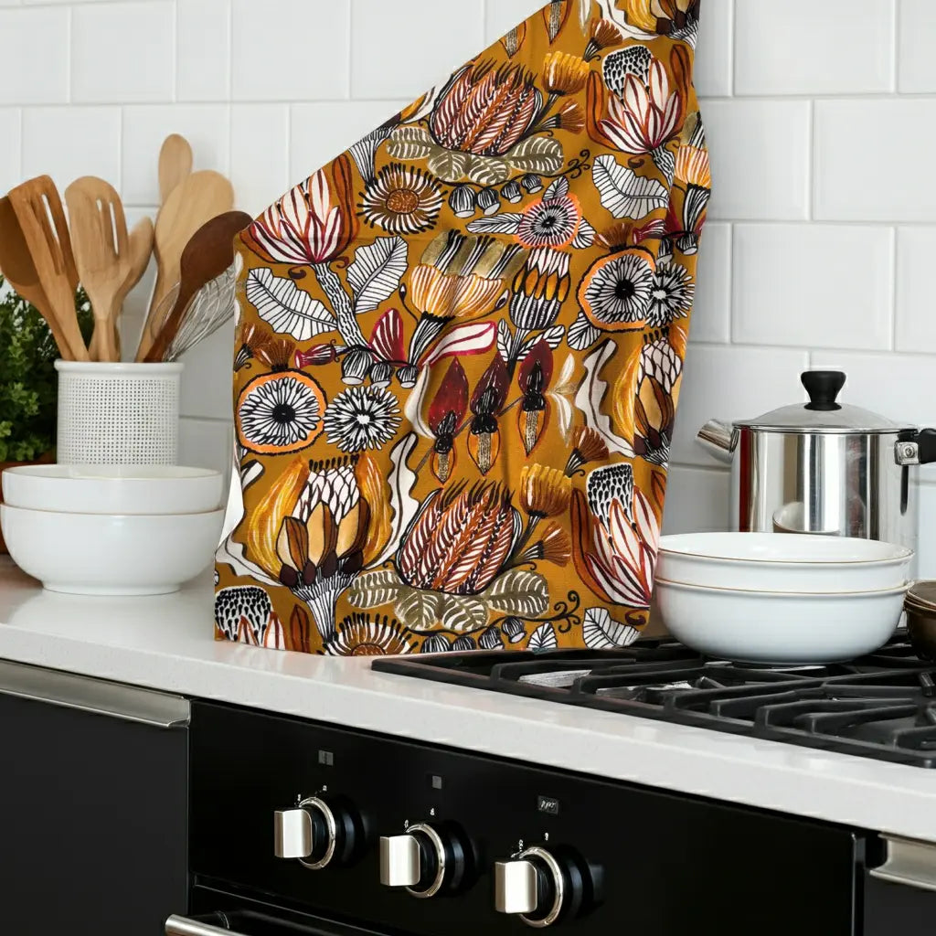 Bushland Designer Tea Towel