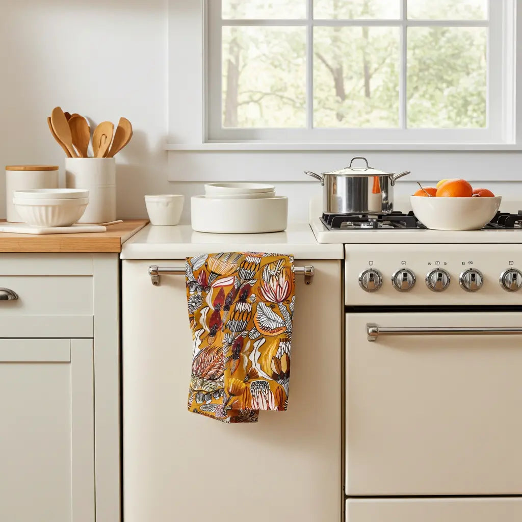 Bushland Designer Tea Towel