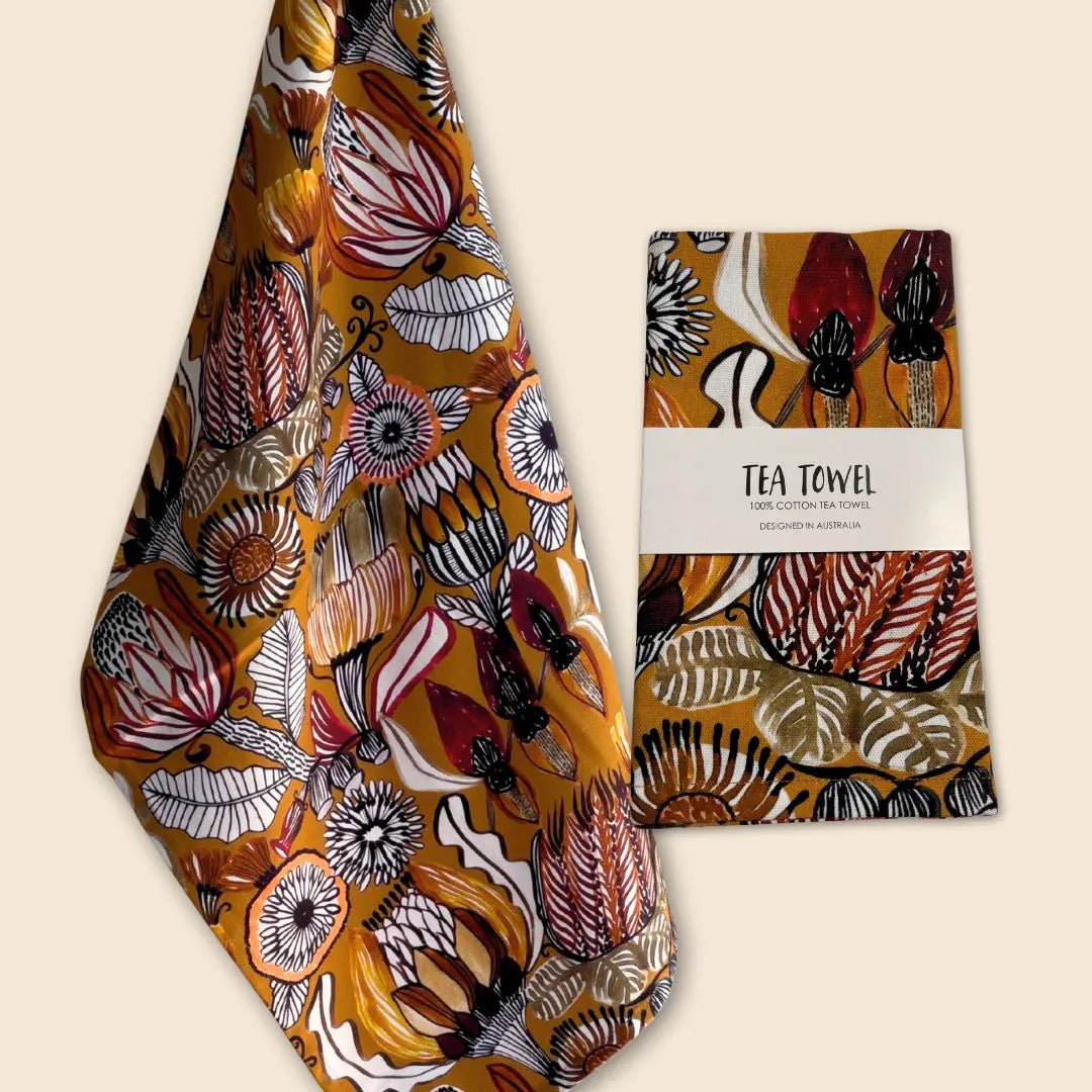 Bushland Designer Tea Towel
