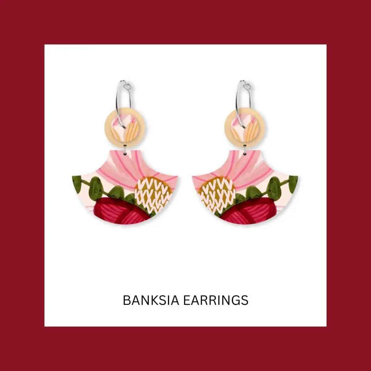 Pagoda discount hoop earrings