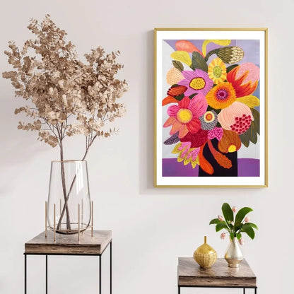 Big Blooms - Modern Flower Art Print  Kirsten Katz