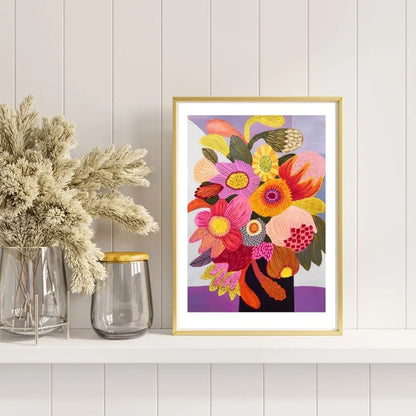 Big Blooms - Modern Flower Art Print  Kirsten Katz