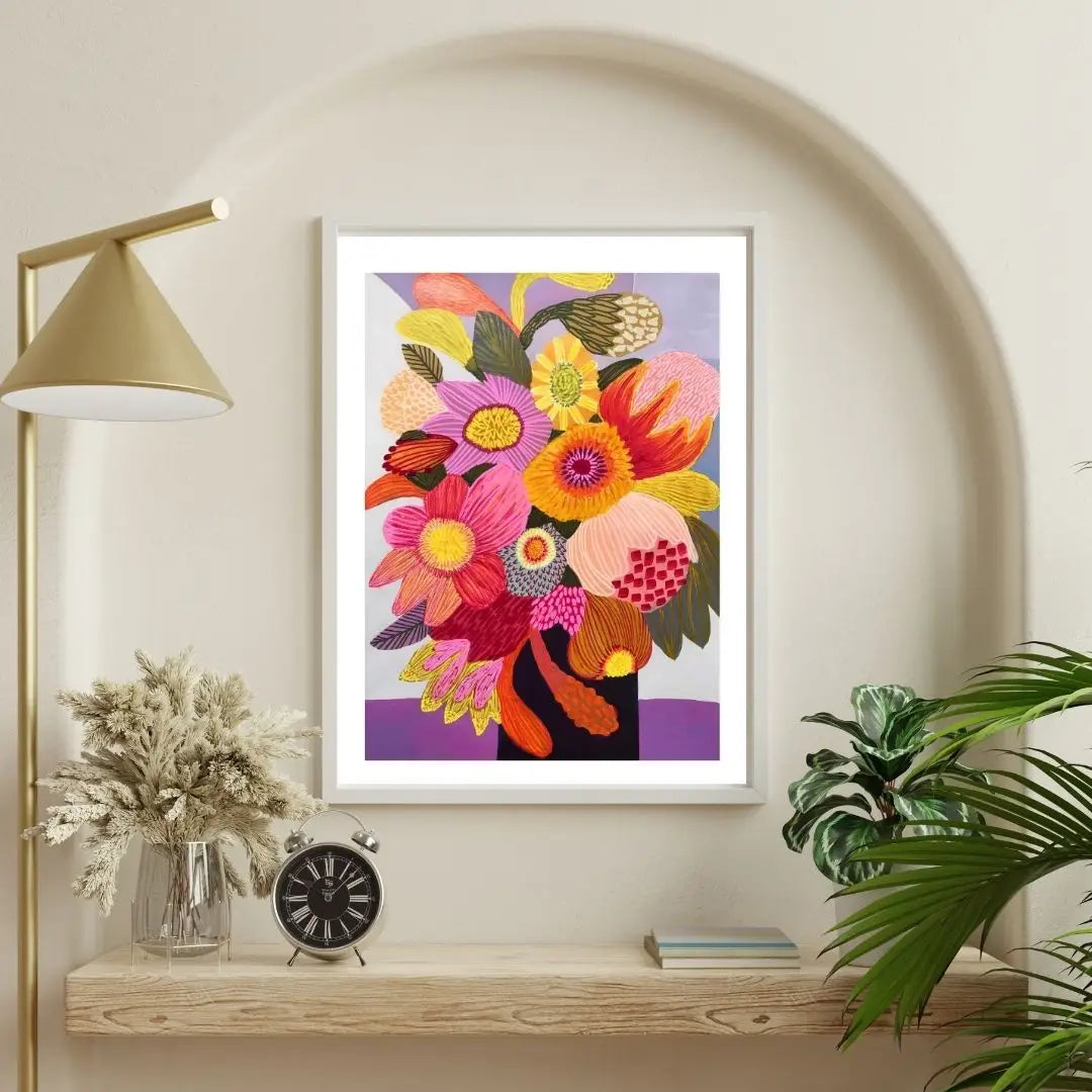 Big Blooms - Modern Flower Art Print  Kirsten Katz