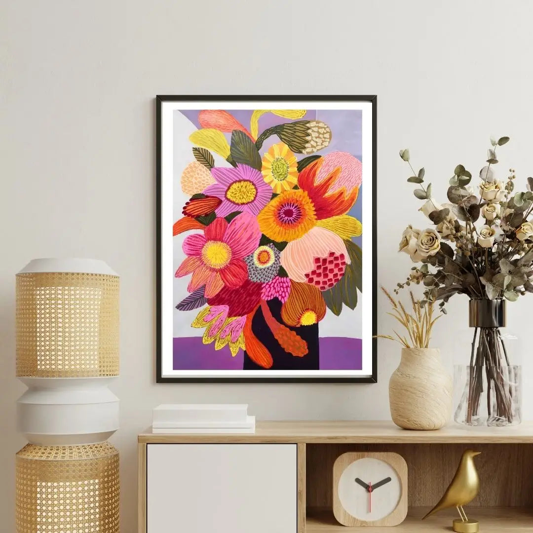 Big Blooms - Modern Flower Art Print  Kirsten Katz