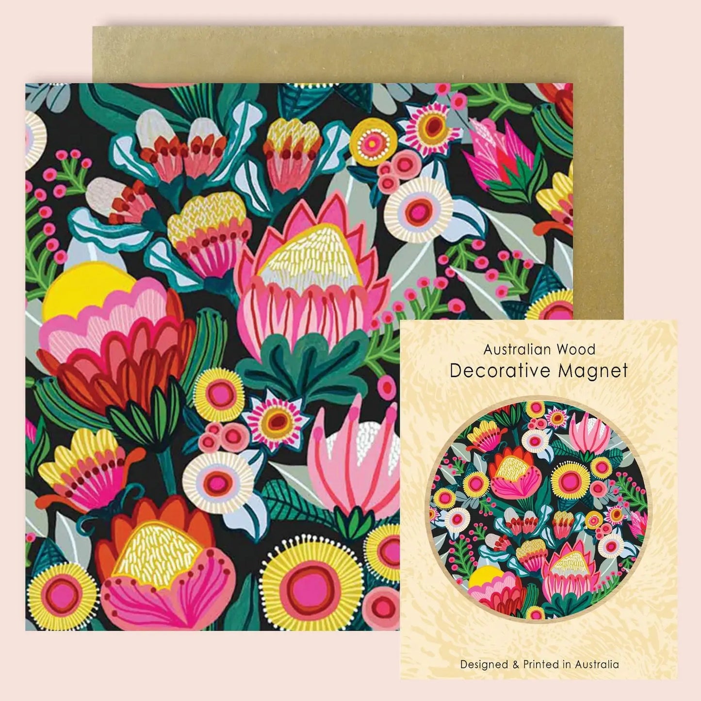 Bush Beauties Magnet & Card Set  Kirsten Katz