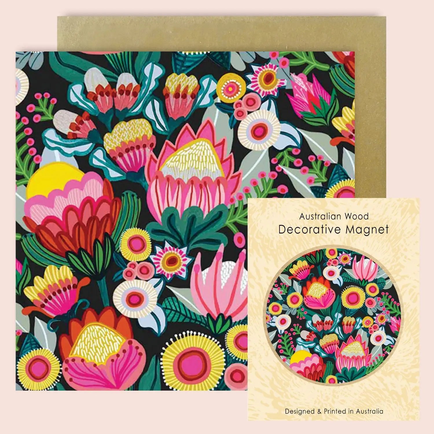 Bush Beauties Magnet & Card Set  Kirsten Katz