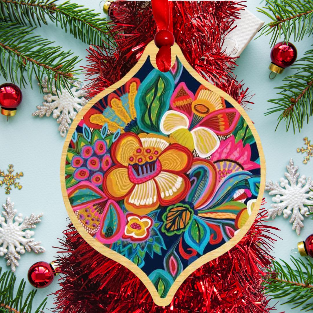 Radiant Spring Australian Christmas Bauble Kirsten Katz