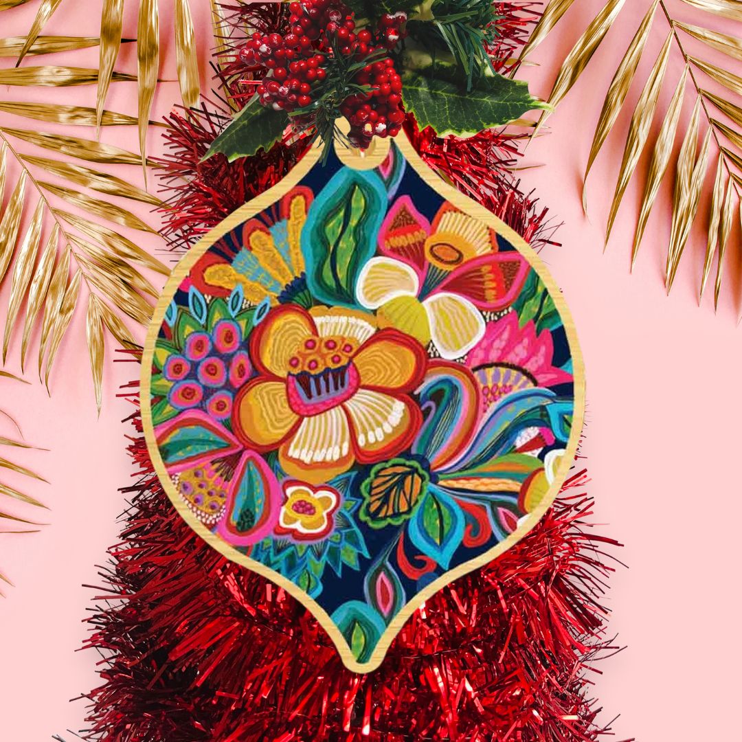 Radiant Spring Australian Christmas Bauble Kirsten Katz