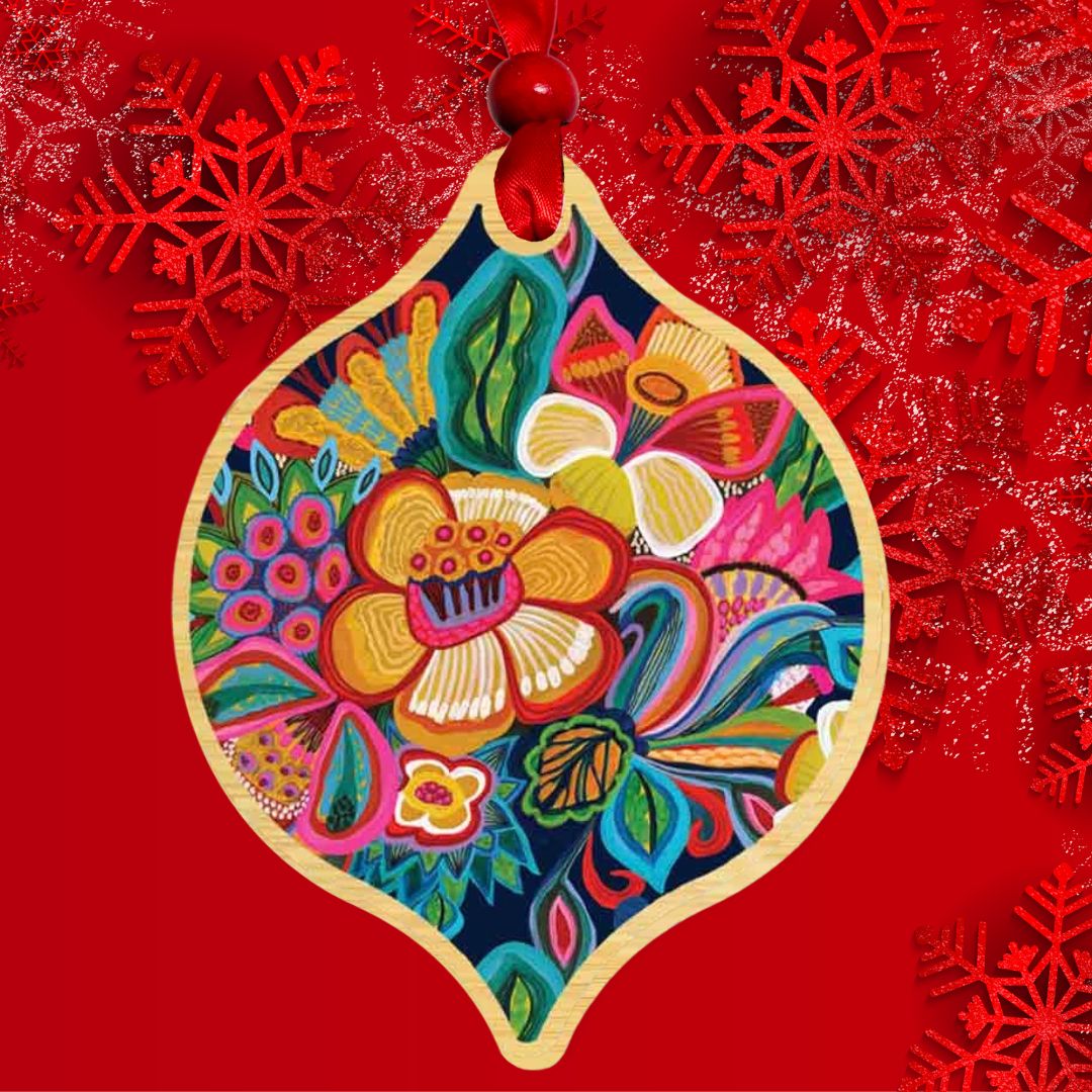 Radiant Spring Australian Christmas Bauble Kirsten Katz
