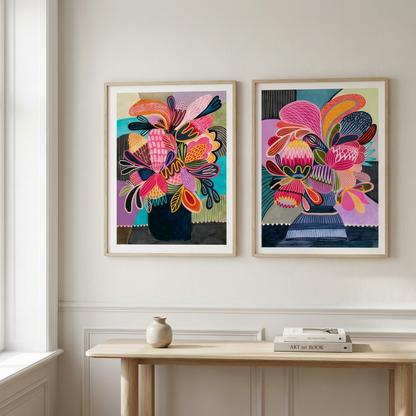 Colour Pop Modern Wall Art Set