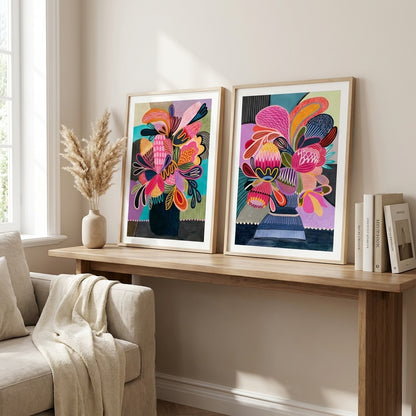 Colour Pop Modern Wall Art Set