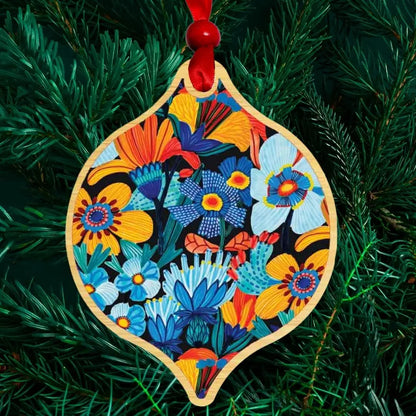 Cornflowers Australian Christmas Bauble  Kirsten Katz
