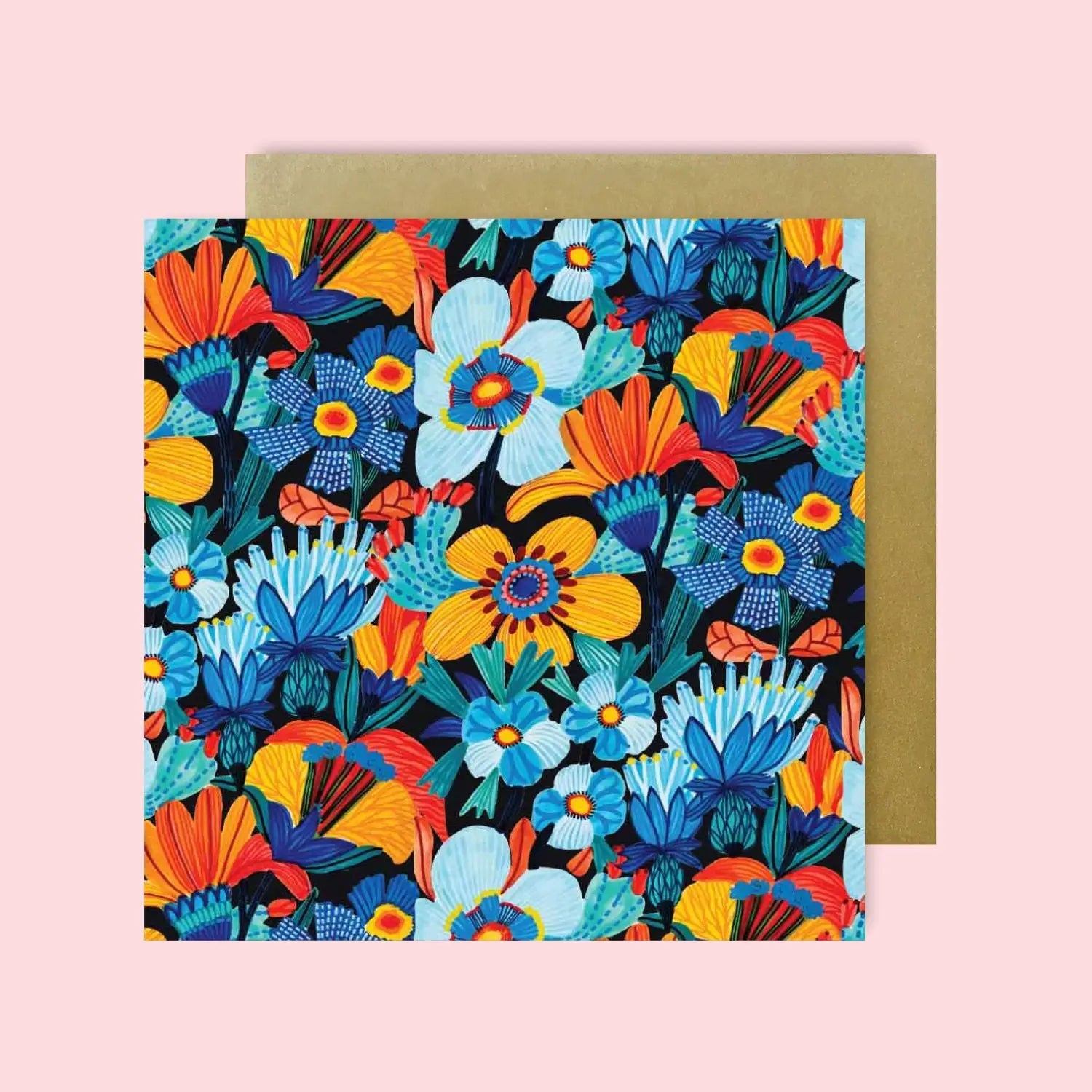 Cornflowers Magnet & Card Set  Kirsten Katz