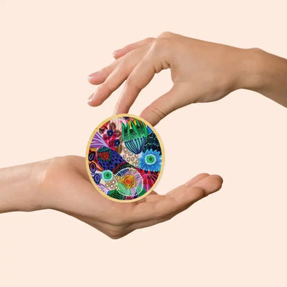 Eden Garden Wooden Brooch  Kirsten Katz