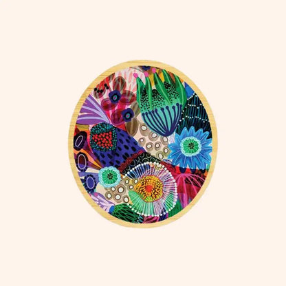 Eden Garden Wooden Brooch  Kirsten Katz