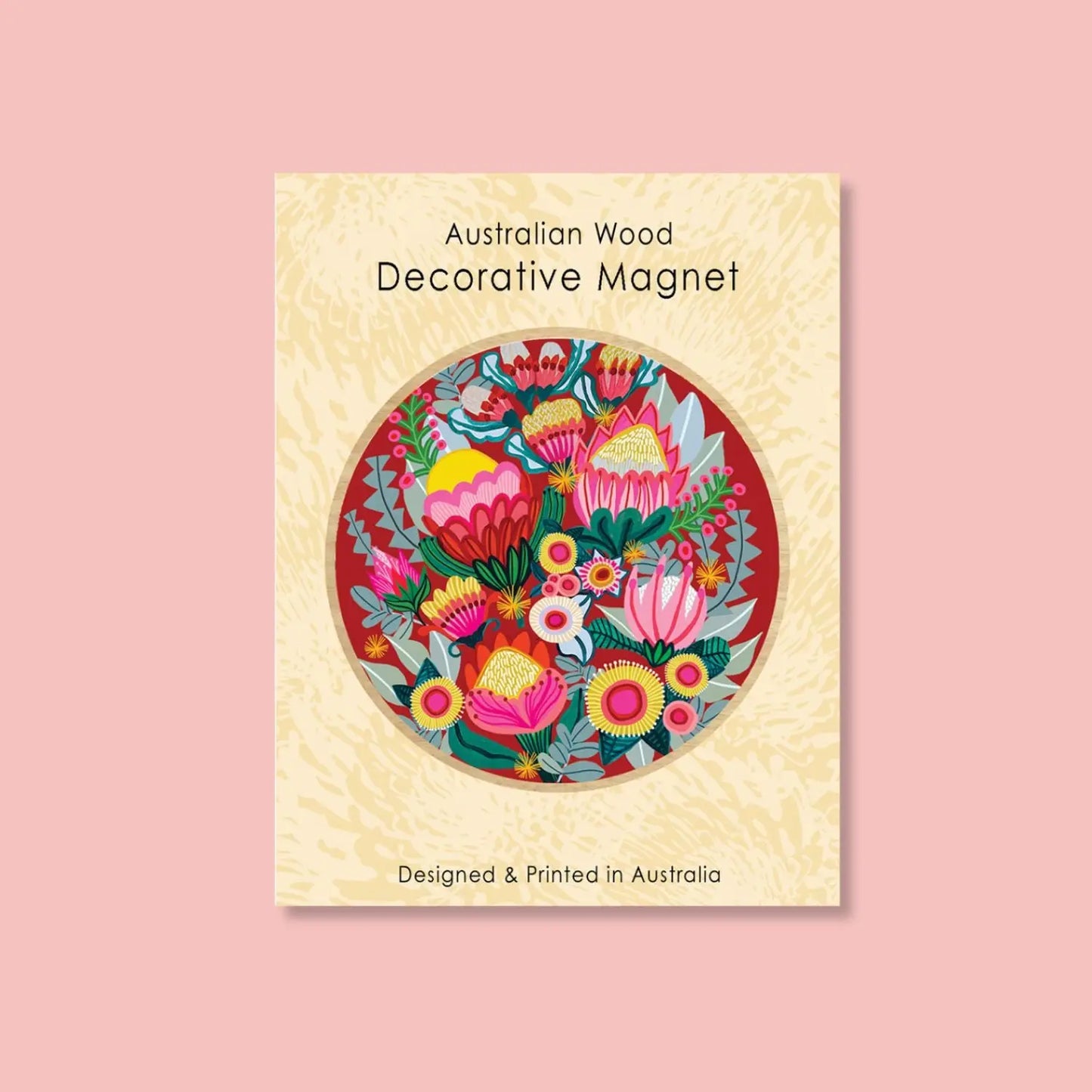 Flowers From The Bush Magnet & Card Set  Kirsten Katz