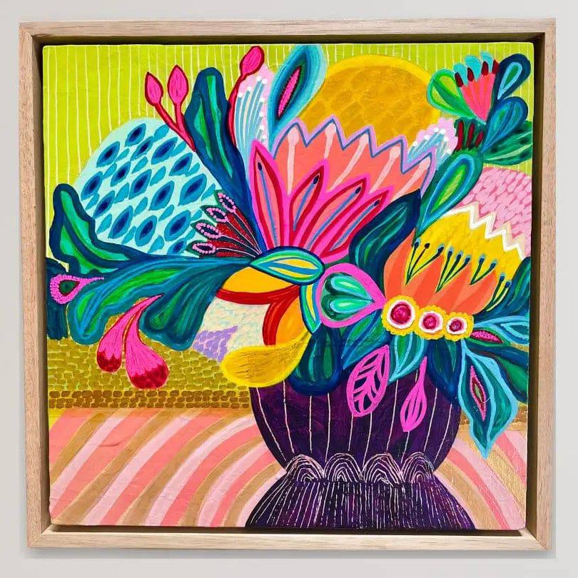 Garden Glory Original Painting Kirsten Katz