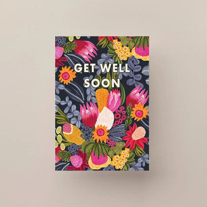 Get Well Soon Card – Bush Flowers  Kirsten Katz