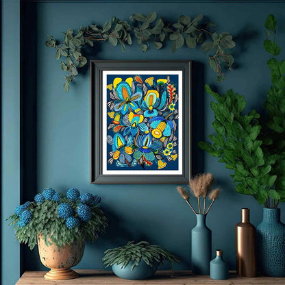 Jungle Orchids Wall Art Print Kirsten Katz