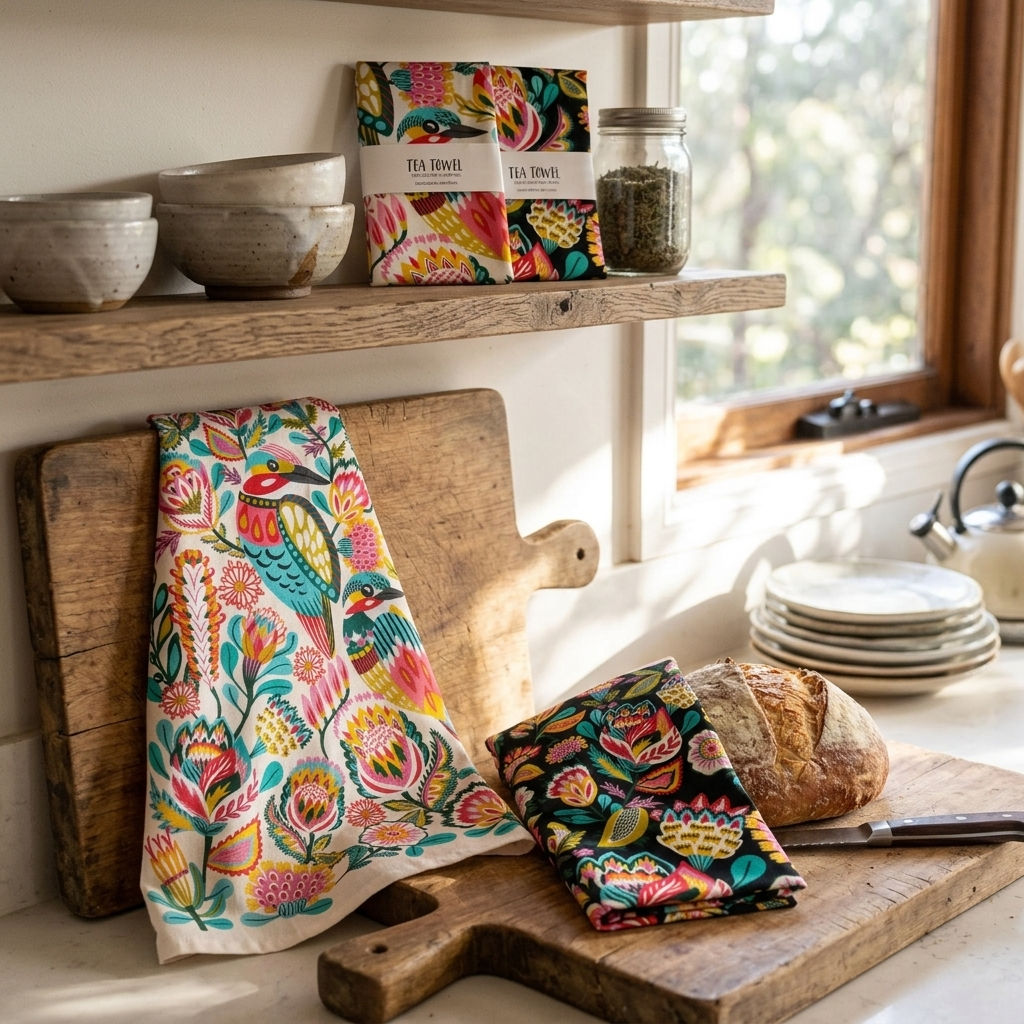 Kingfishers Tea Towel Set