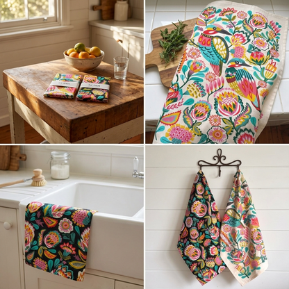 Kingfishers Tea Towel Set