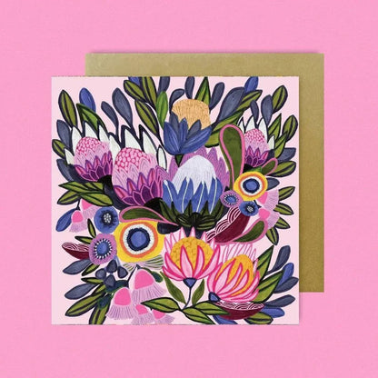Protea Magnifica Greeting Card - Kirsten Katz