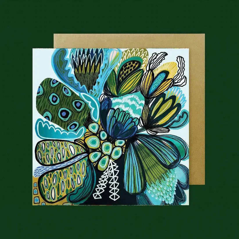 Azure Natives Greeting Card - Kirsten Katz
