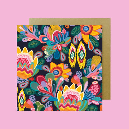 Fantasy Flora Greeting Card - Kirsten Katz