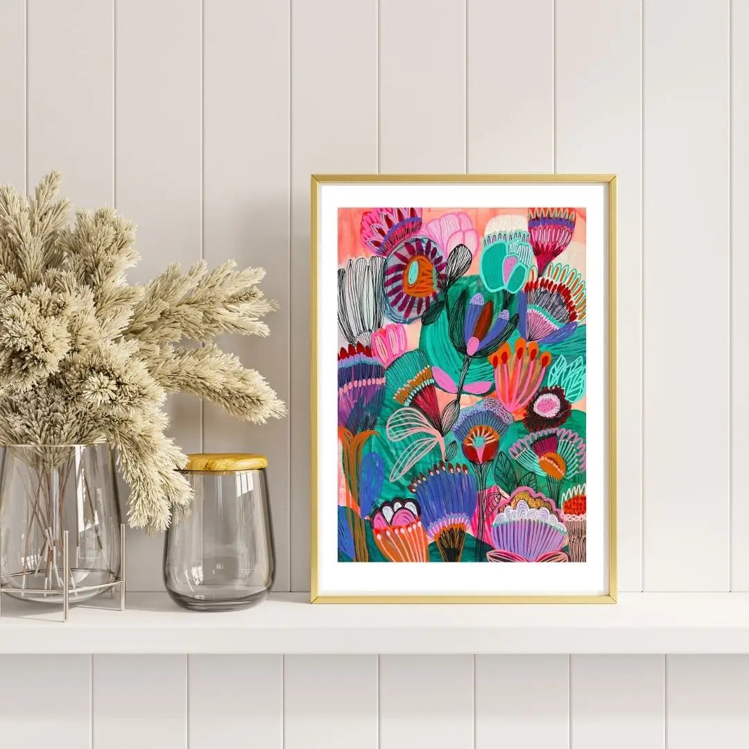 Kimberley Wildflowers – Botanical Art Print  Kirsten Katz