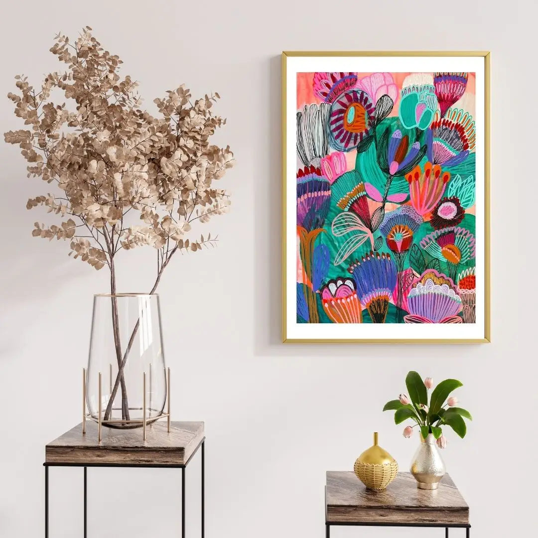 Kimberley Wildflowers – Botanical Art Print  Kirsten Katz
