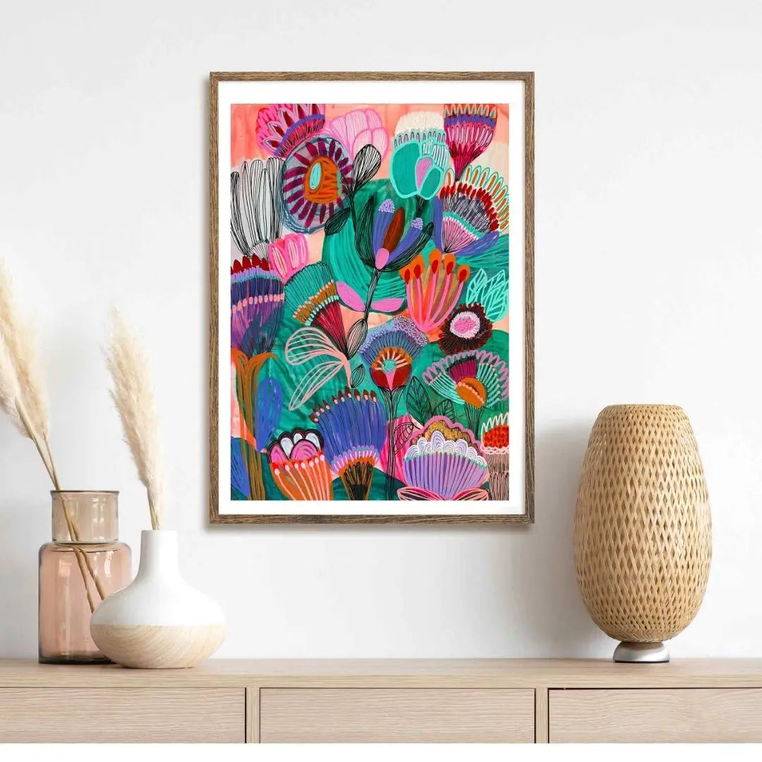 Kimberley Wildflowers – Botanical Art Print  Kirsten Katz