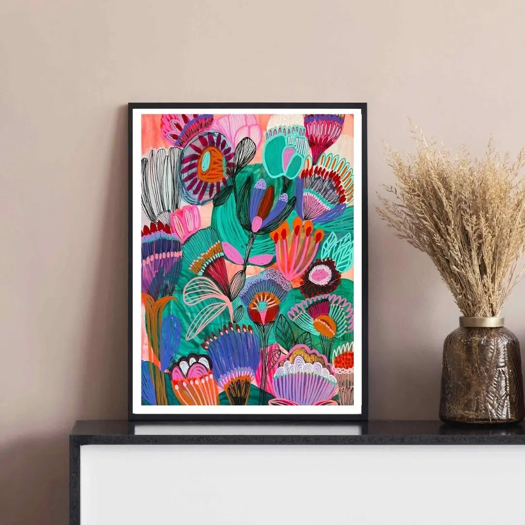 Kimberley Wildflowers – Botanical Art Print  Kirsten Katz