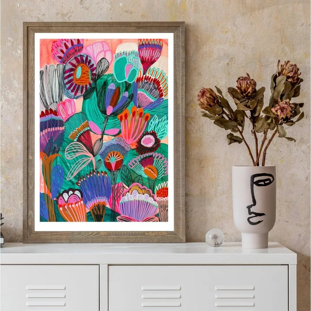 Kimberley Wildflowers – Botanical Art Print  Kirsten Katz