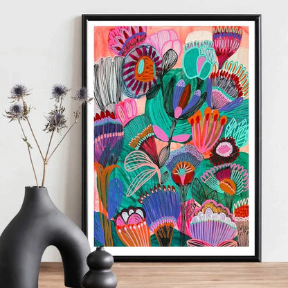 Kimberley Wildflowers – Botanical Art Print  Kirsten Katz