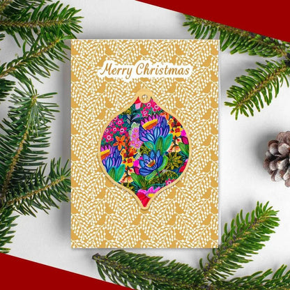 Lotus Flowers Christmas Ornament Kirsten Katz